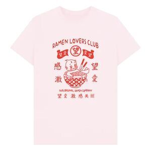 TORC Unisex Adult Ramen Lovers Club Baby T-Shirt / Pink